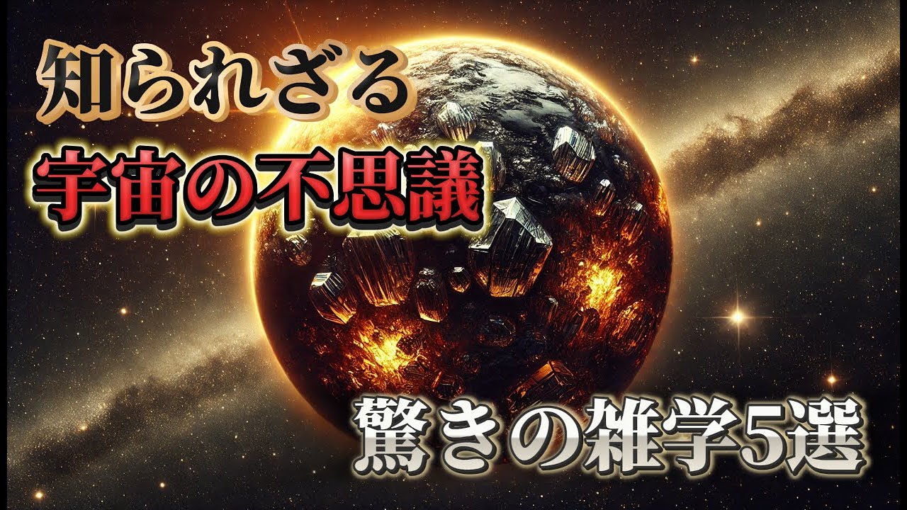 ダイヤモンドの惑星・・・驚きの雑学5選