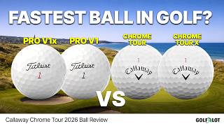 NEW Callaway Chrome Tour vs Titleist Pro V1 HEAD-TO-HEAD!