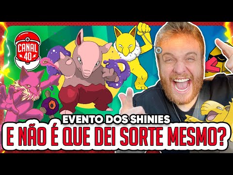 SHINY RARO | MUITA SORTE PARA UMA HORA DE EVENTO - Pokémon GO