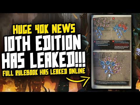 10TH EDITION HAS LEAKED! Full book has leaked...