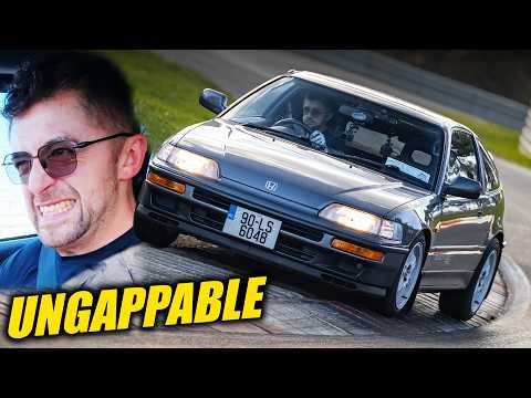 Lando Norris Did NOT Gap Me in Honda CRX! // Nürburgring