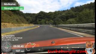 preview picture of video '595bhp R32 Skyline GTR at Nurburgring Nordschleife 8m30s BTG 29.6.14'