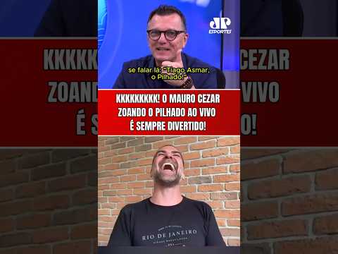 MUITO BOM! KKKKK! MAURO CEZAR BRINCA COM PILHADO AO VIVO SOBRE O FLAMENGO NO BATE-PRONTO!