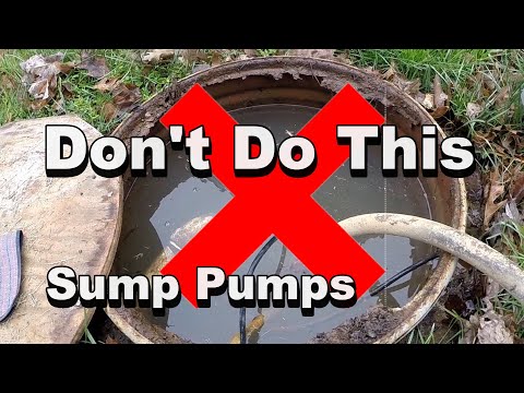 Do's and Don'ts of Sump Pumps and Basins