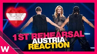 🇦🇹 Austria First Rehearsal (REACTION) Kaleen We Will Rave @ Eurovision 2024