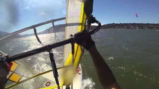 preview picture of video 'Hood River Event Site Windsurfing!!'