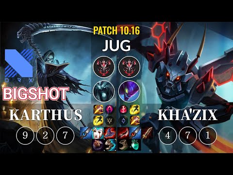 DRX BigShot Karthus vs Kha'Zix Jungle - KR Patch 10.16