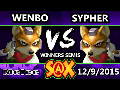 S@X 127 - Wenbobular (Fox) Vs. Sypher Phoenix (Fox) SSBM Winners Semis - Smash Melee