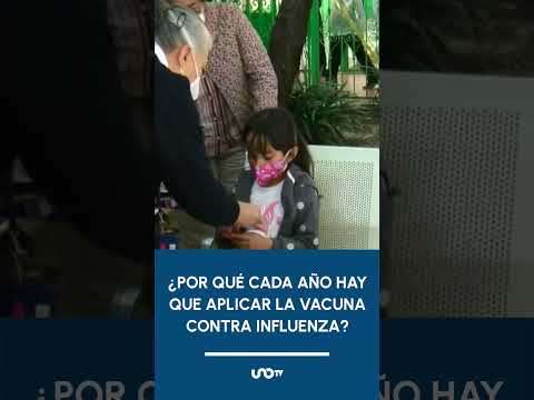 ¿Por qué cada año hay que aplicar la vacuna contra influenza?