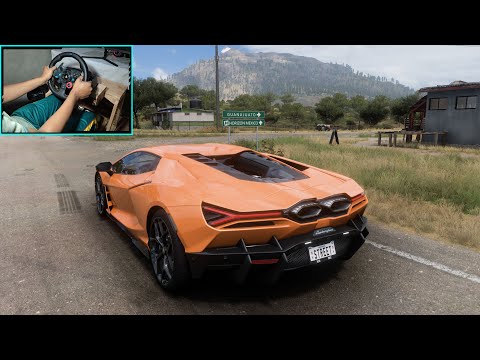 Forza Horizon 5 - Lamborghini Revuelto | Logitech G29 Steering Wheel | 4K Gameplay | RTX 5060 Ti