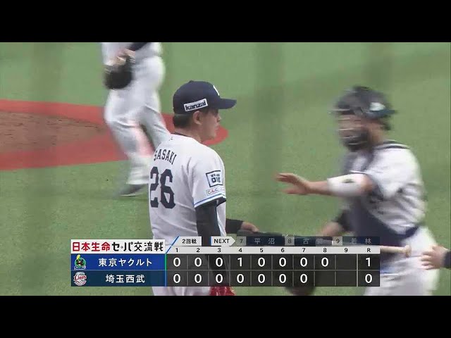 【8回表】8試合連続無失点!! ライオンズ・佐々木健 ランナー背負うも3人で切り抜ける!!  2023年6月10日 埼玉西武ライオンズ 対 東京ヤクルトスワローズ