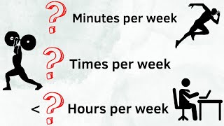 How Often Do I ACTUALLY Need To Exercise? (How much exercise is enough?)