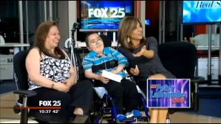 FOX 25's Maria Stephanos helps 10-year-old boy with muscular dystrophy achieve his dream