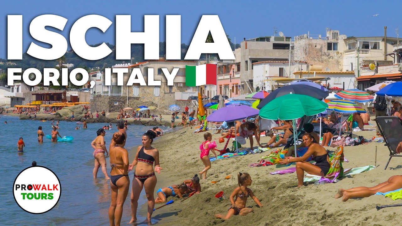 Immersive street-level walking tour through Forio, Ischia 🇮🇹 Summer 2025 Walking Tour, Italy, showcasing authentic urban landscapes, local architecture, and the vibrant atmosphere of the city's neighborhoods