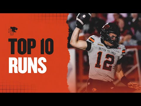 TOP 10 RUNS OF 2025 | CFL HIGHLIGHTS