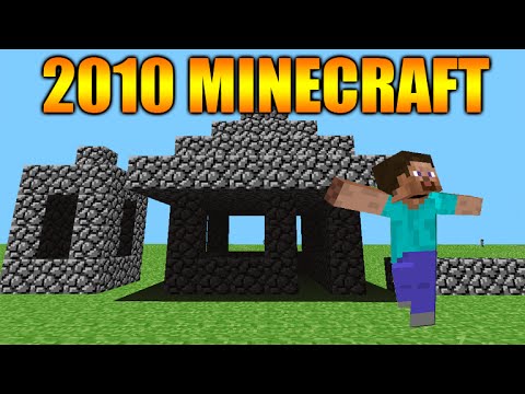 Minecraft's Earliest Creations: 2009/2010 Gameplay