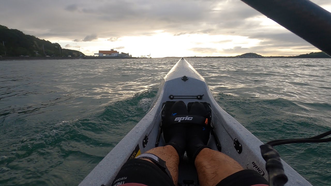 Late afternoon paddle - Epic V7 surfski