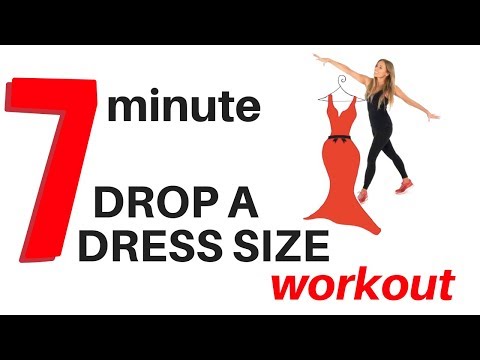 7 MINUTE WORKOUT - DROP A DRESS SIZE - 7 DAY HOME WORKOUT EXERCISE CHALLENGE