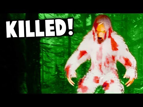 WE KILLED THE YETI! BEST Tactic to Kill Bigfoot! (Finding Bigfoot 2.0 Update Gameplay)