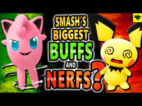 The Top 10 BUFFS & NERFS In Smash Ultimate