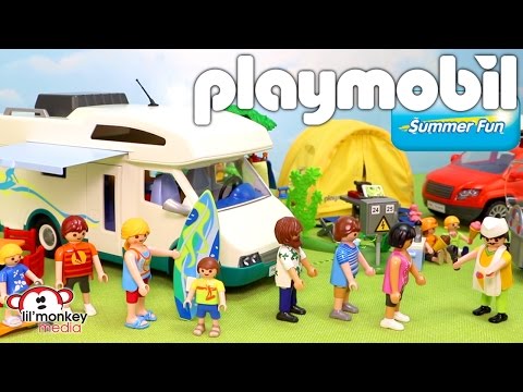 Playmobil Summer Fun! Summer Camper, Family SUV, Family Camping and More!