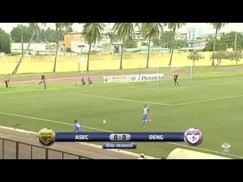 Résumé ASEC   ES DENGUELE 1 0 Ligue1 CIV J23)