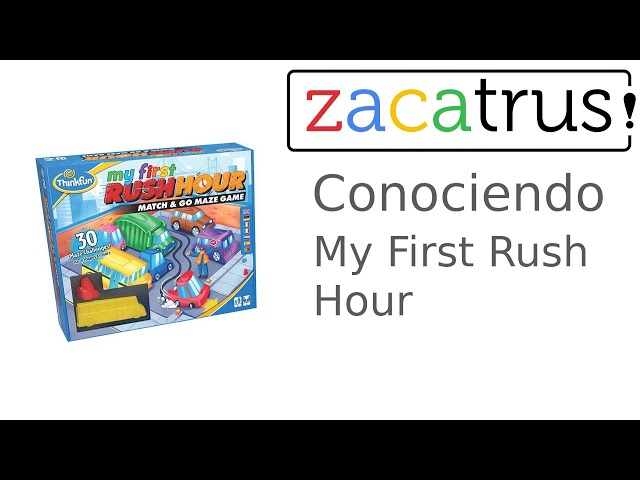 Vídeo relacionado con ThinkFun - My First Rush Hour, Juego de Mesa, Juego de Cartas, Rompecabezas Educativo para Niños a Partir de los 3 años, con 30 retos únicos