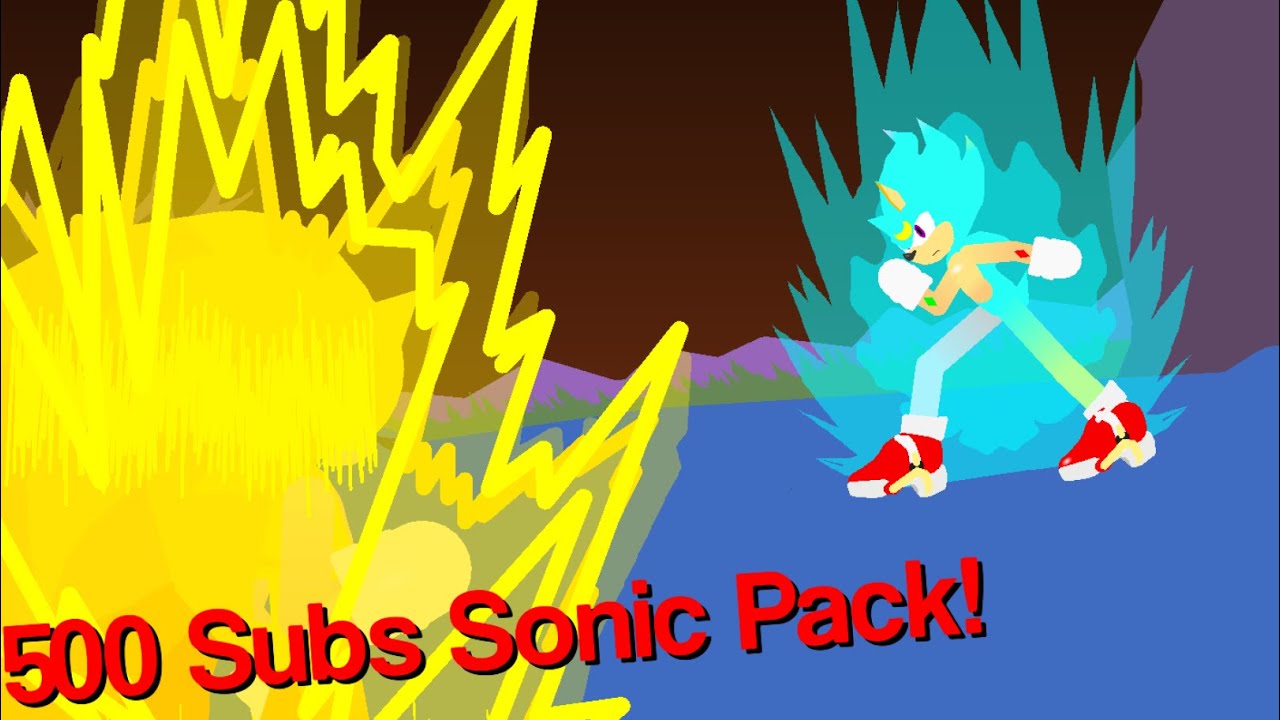 500 Subs Sonic Pack! (StickNodes)