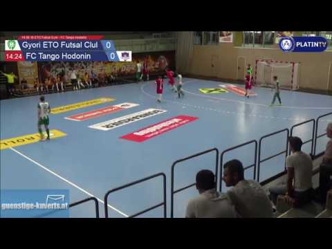 14.08.16 ETO Futsal Györ - FC Tango Hodonin - Highlight  (1. Halbzeit / 14:34) am 14.08.2016 14:27