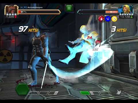 Rank 1 blade destroys 6 star rank 3 sentry at low health