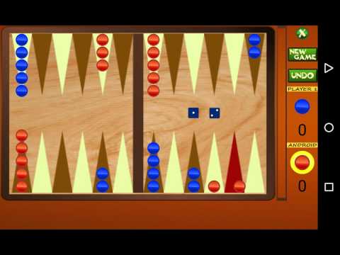 Backgammon  - Two player games Video