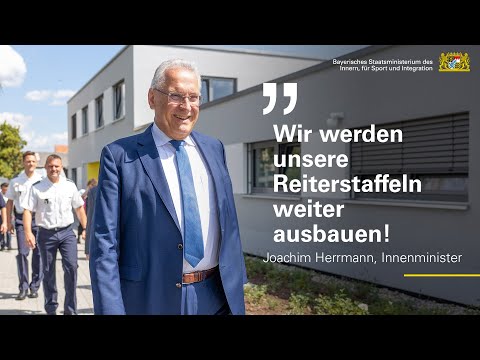 Einweihung des neuen Dienstgebäudes für die Polizeireiterstaffel in Nürnberg⁣