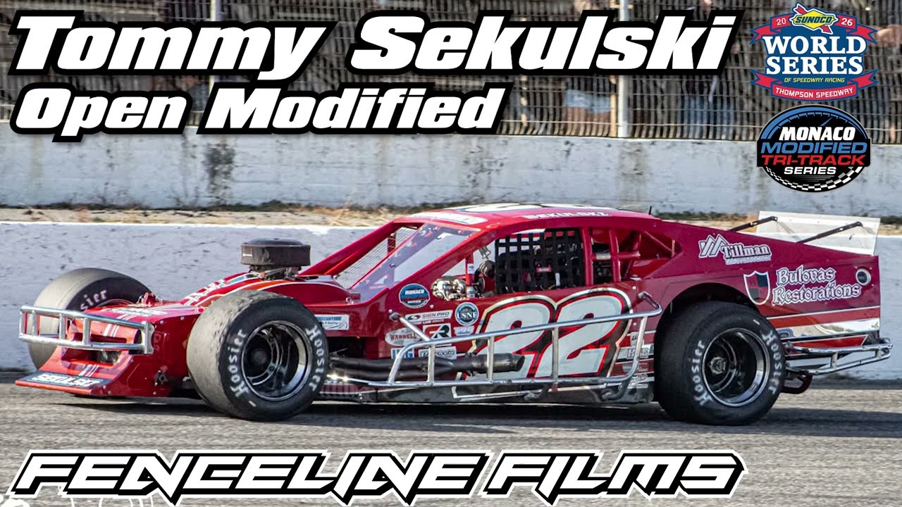 Tommy Sekulski Monaco Tri Track Modified Thompson Speedway World Series 2026