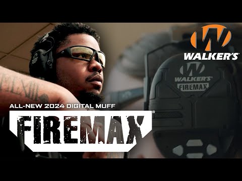 Walker's FIREMAX Bluetooth Digital Muff | ALL-NEW 2024