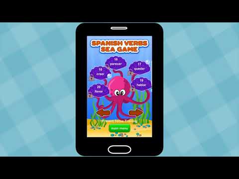 Spanish Verbs Learning Game Video