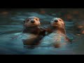 Cute Otter 🦦  | Lullaby for Bedtime | Bedtime Music | 1 Hour Sleeping Music