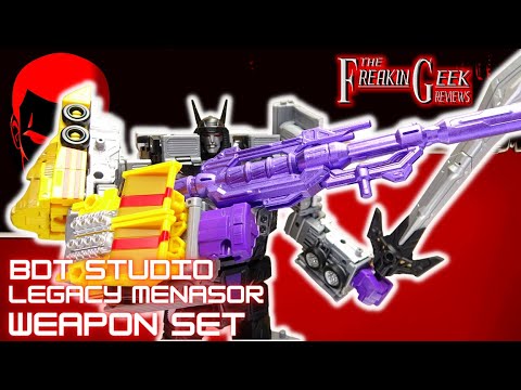 BDT Studio Legacy Menasor WEAPON SET: EmGo's Transformers Reviews N' Stuff