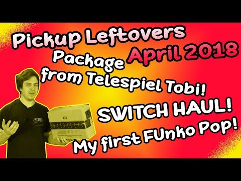 Pickup Leftovers #6 Package from Telespiel Tobi, FUNKO POP HAUL SWITCH HAUL & Retrogames!