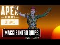 NEW Mad Maggie Intro Quips - Apex Legends