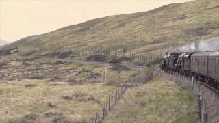 preview picture of video 'The West Highlander - Polmont to Fort William - two steam trains'