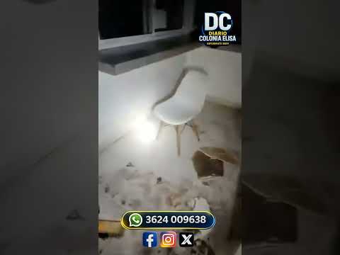 🌧️🚨 COLONIA POPULAR: EVACUARON A GUARDIAS TRAS DAÑOS EN UN PUESTO DE SEGURIDAD POR EL TEMPORAL