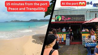 P&O Arvia Caribbean cruise.. St Lucia..Vigie beach...Rum therapy