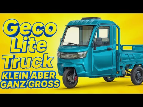 Geco Lite Truck gXP der mini Cargo Transporter #cargo #mofa #moped #kabinenroller