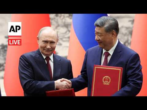 LIVE: Putin and Xi speak at signing ceremony in China