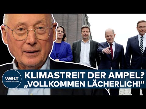 BUNDESREGIERUNG: Klimastreit der Ampel? "Vollkommen lächerlich!" Klartext von Stefan Aust