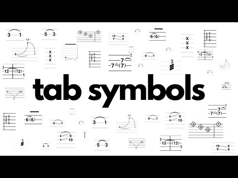 Guitar Tab Symbols Explained.