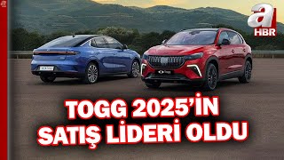 TOGG 2025 yılında elektrikli otomobil pazarının satış lideri oldu! | A