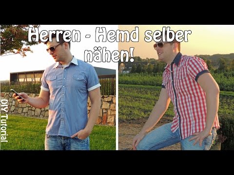 HERREN HEMD - NÄHEN FÜR MÄNNER | DIY | Nähen für Anfänger | Tutorial
