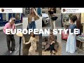 Recreating Cool Euro Girl Outfits (Spring/Summer Outfit Inspo)