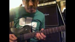 Trapt&#39;s Black Rose guitar solo - How to play by Robb Torres